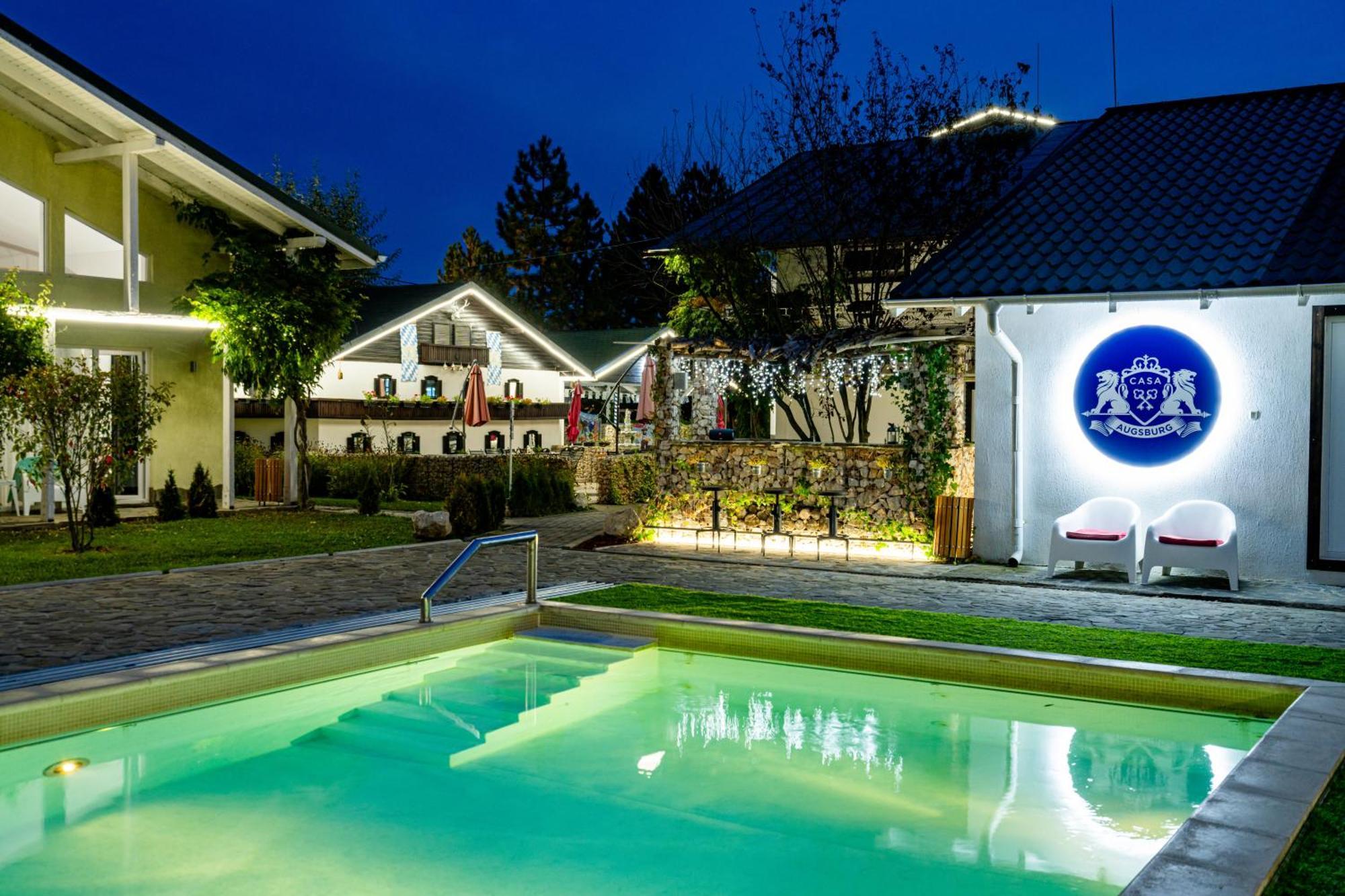 Hotel Casa Augsburg Wellness Băneşti Exterior foto